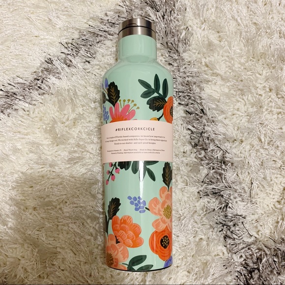 🌀Sold🌀Rifle Paper Co.x Corkcicle Floral Canteen - Picture 4 of 8